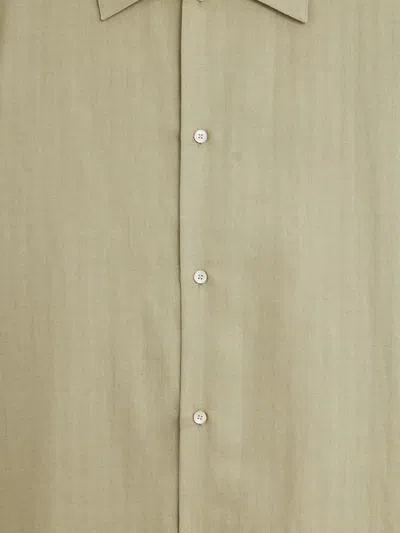 Auralee Buttoned Shirt In Green