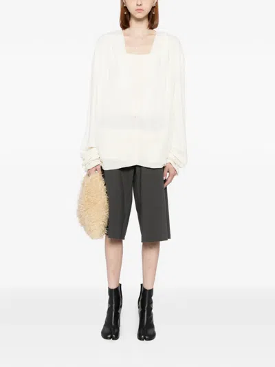 Ma+ Wide-leg Shorts In Black