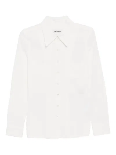 Low Classic Crumpled Shirt In White