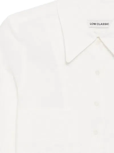 Low Classic Crumpled Shirt In White