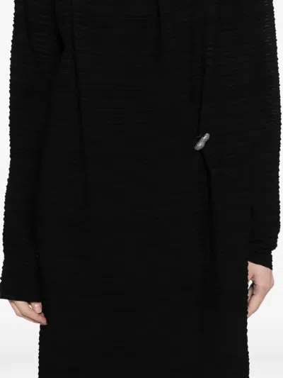 Ma+ Long-sleeved Hoodie In Black