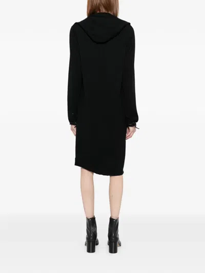 Ma+ Long-sleeved Dress In Black