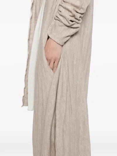 Ma+ Asymmetric Coat In Brown