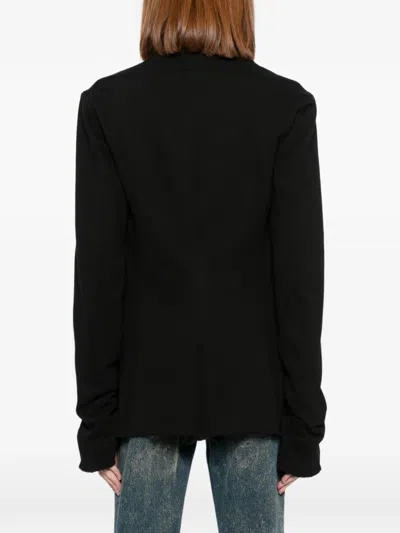 Ma+ Double-layered Jacket In Black