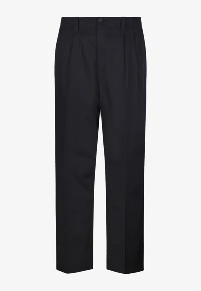 Golden Goose Db Wool Tailored Pants In Black