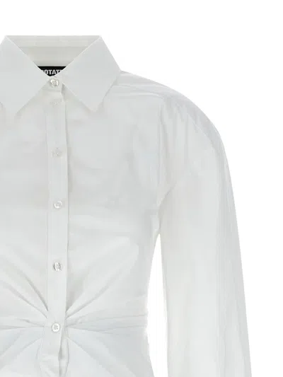 Rotate Birger Christensen Shirt Dress In White