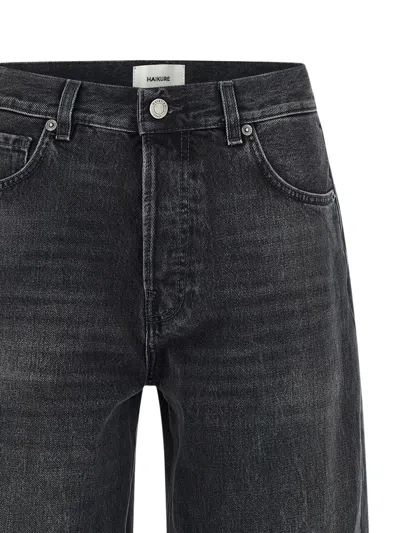 Haikure Bethany Straight Jeans Belt Loops In Black