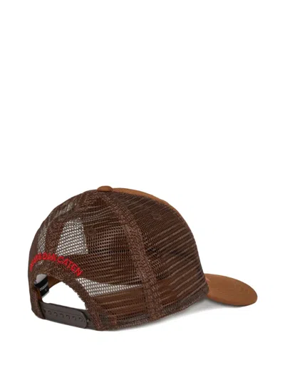 Dsquared2 Appliqué-detail Baseball Cap In Brown