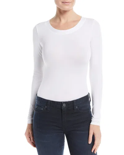 Wolford Berlin Long-sleeve Bodysuit In White