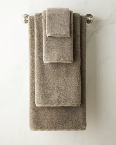 Matouk Marcus Collection Luxury Hand Towel In Brown