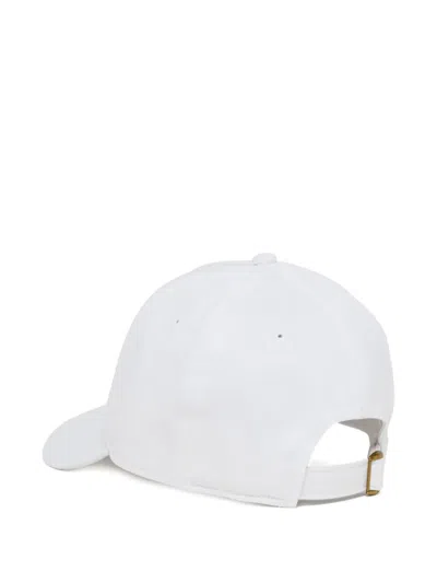 Marni Initial Baseball Hat In White