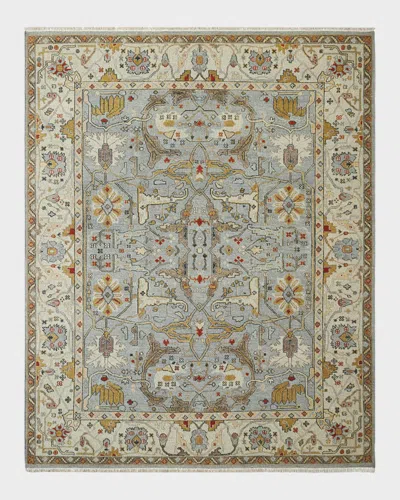Haven & Loom Placidio Soumak Weave Rug, 4' X 6' In Green