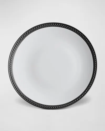 L'objet Soie Tressee Bread And Butter Plate In Black