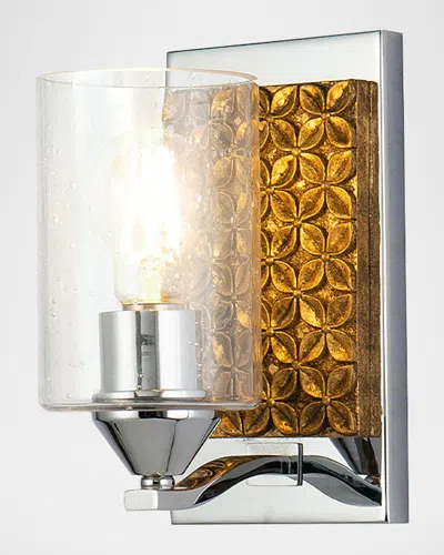 Lucas + Mckearn Arcadia 1-light Bath Vanity Light In Silver