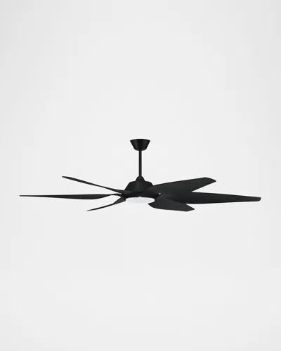 Ellington Zoom 66" Indoor/outdoor Ceiling Fan With Light Kit In Black