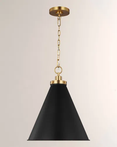 Visual Comfort Studio Wellfleet Medium Cone Pendant By Chapman & Myers