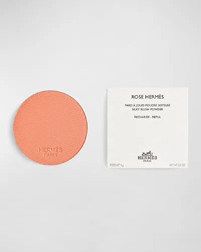 Hermes Rose  Silky Blush Powder Refill In Nude