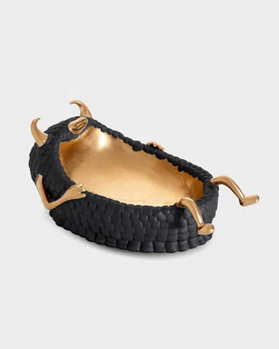 L'objet Haas Lazy Susan Decorative Tray In Black