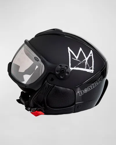 Bomber Ski Basquiat Black Crown Helmet In Black