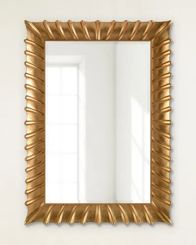 John-richard Collection Lucia Wall Mirror In Gold