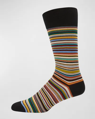 Paul Smith Men Sock Multistripe In Multi