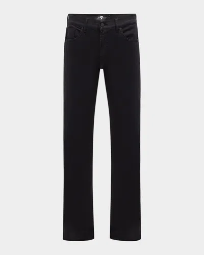 7 For All Mankind Men's Slimmy 5-pocket Jeans In Black