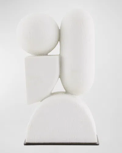 Arteriors Poza Sculpture In White