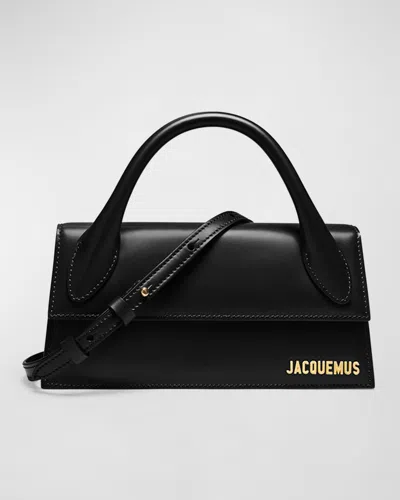 Jacquemus Le Chiquito Long Top-handle Bag In Black