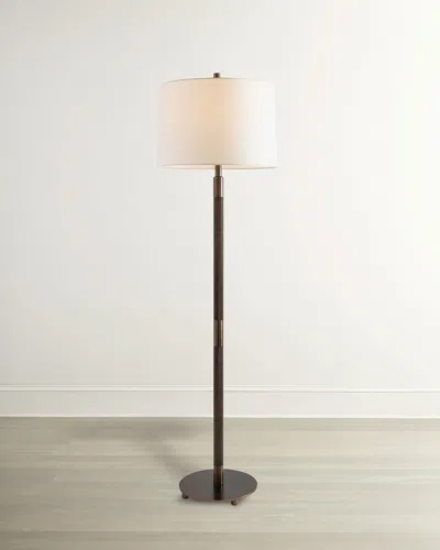 Port 68 Billy Bronze Floor Lamp In Brown
