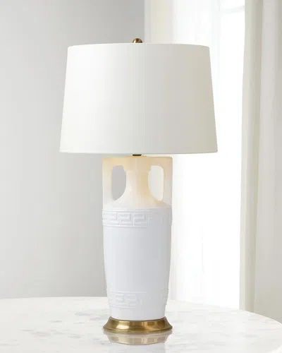 Port 68 Regency White Table Lamp In White