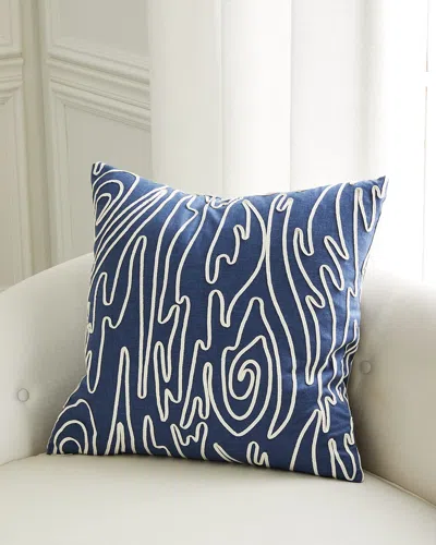 D.v. Kap Home Swindler Pillow In Blue