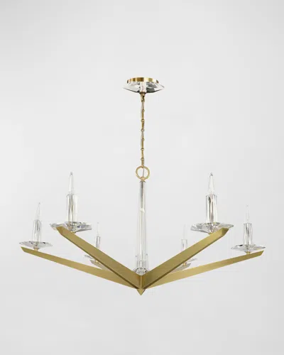 John-richard Collection Antares 6-light Chandelier, Large In Gold