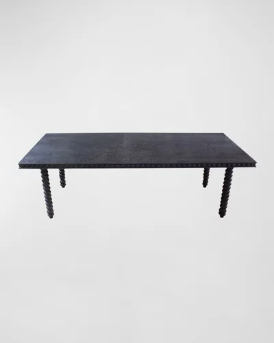 Peninsula Home Collection Babette Dining Table In Black