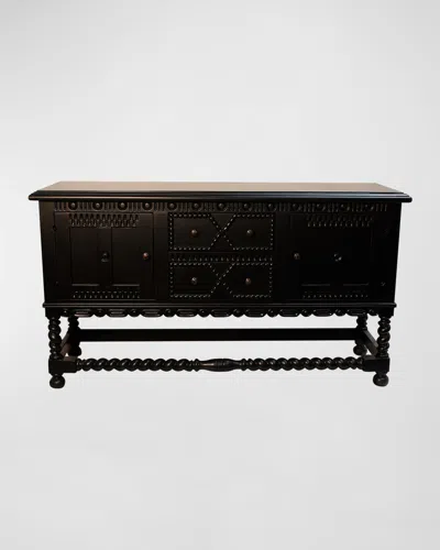 Peninsula Home Collection Mission Buffet In Black