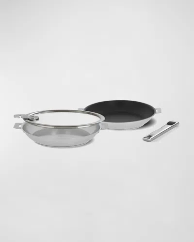 Cristel Strate 4-piece Frying Pan Set In Silver