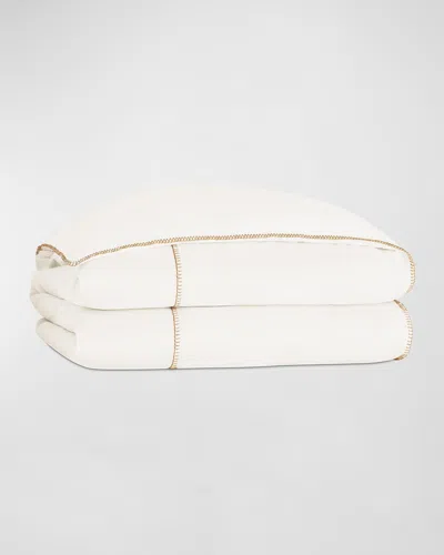 Barclay Butera By Eastern Accents Cabo Blanket Stitch Duvet Cover In White