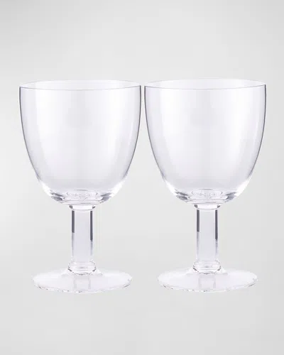 Kit Kemp For Spode Flow Goblets, Set Of 2 In Transparent