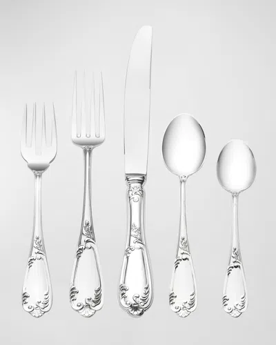 Wallace Silversmiths Venezia 5-piece Flatware Set In Silver