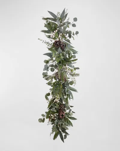 Winward Home 5' Eucalyptus Holiday Garland In Green