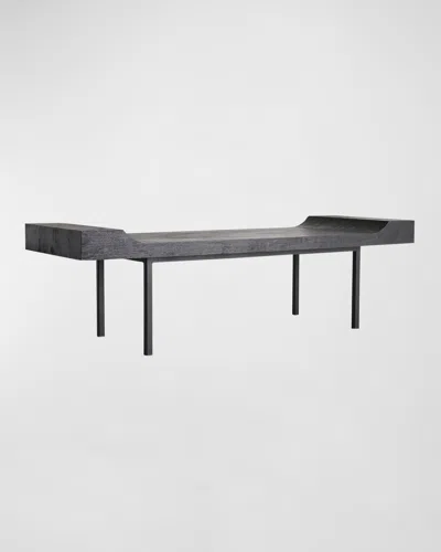 Arteriors Lanny Bench, 60" In Black