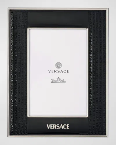 Versace Vhf11 Picture Frame, 4" X 6" In Black