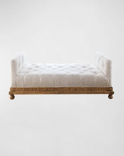 Peninsula Home Collection Onya Chaise In White
