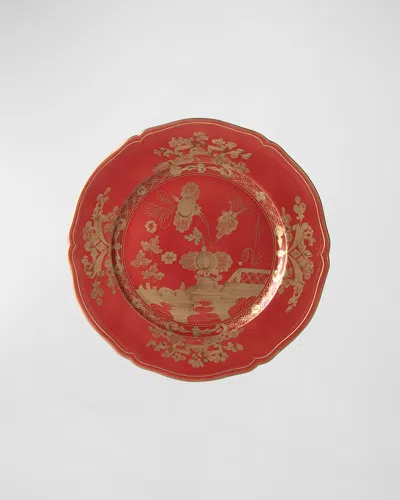 Ginori 1735 Oriente Italiano Rubrum Charger Plate In Red