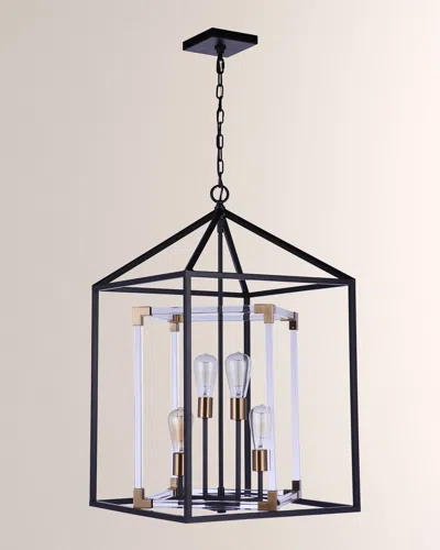 Ellington Aaron 4-light Chandelier In Black