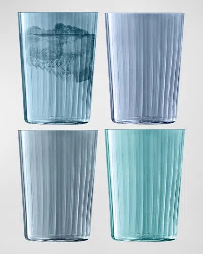 Lsa Gems Tumblers, 19 oz - Set Of 4 In Blue