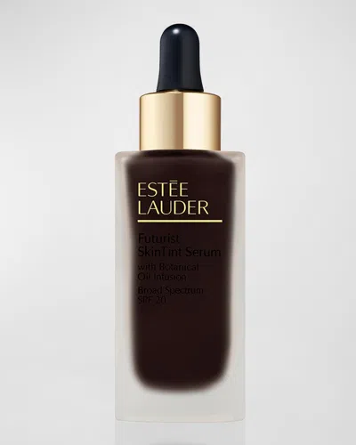 Estée Lauder Futurist Skin Tint Serum Foundation Spf 20 With Glycerin 9n1 Ebony 1 oz In Black