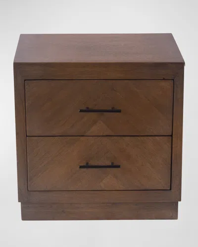 Peninsula Home Collection Toledo Nightstand In Brown