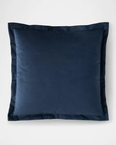 Austin Horn Collection Mesa Velvet Euro Sham In Blue