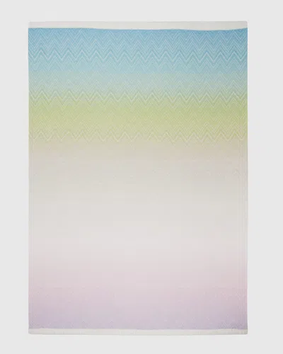Missoni Ciro Wool Throw Blanket In Multi