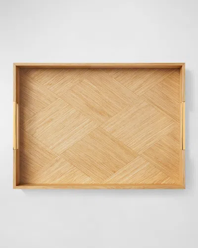 Aerin Marcello Small Tray In Brown